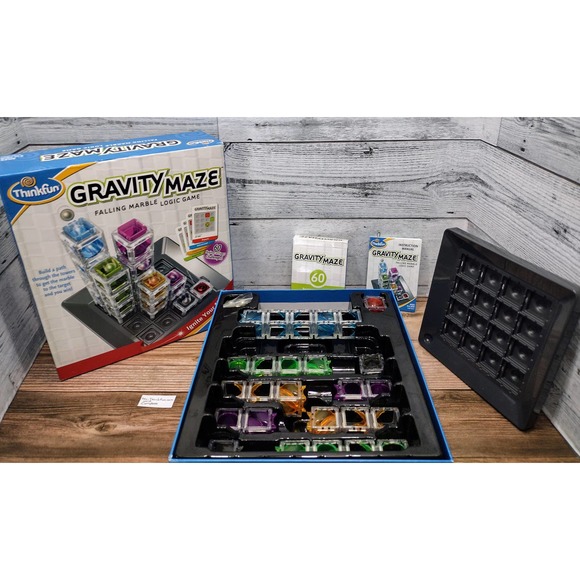 ThinkFun Gravity Maze Marble Run Brain Game Board Game! Retail $43! - Picture 3 of 6